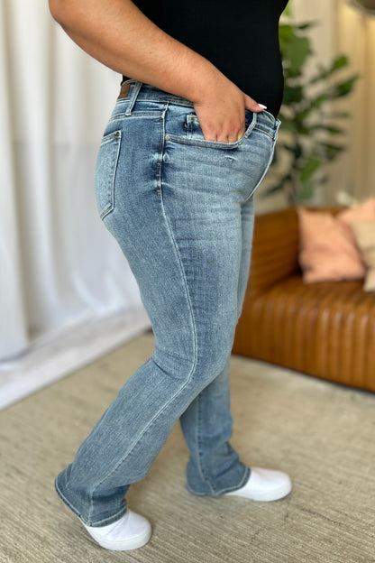 Judy Blue Full Size Medium Rise Bootcut Jeans